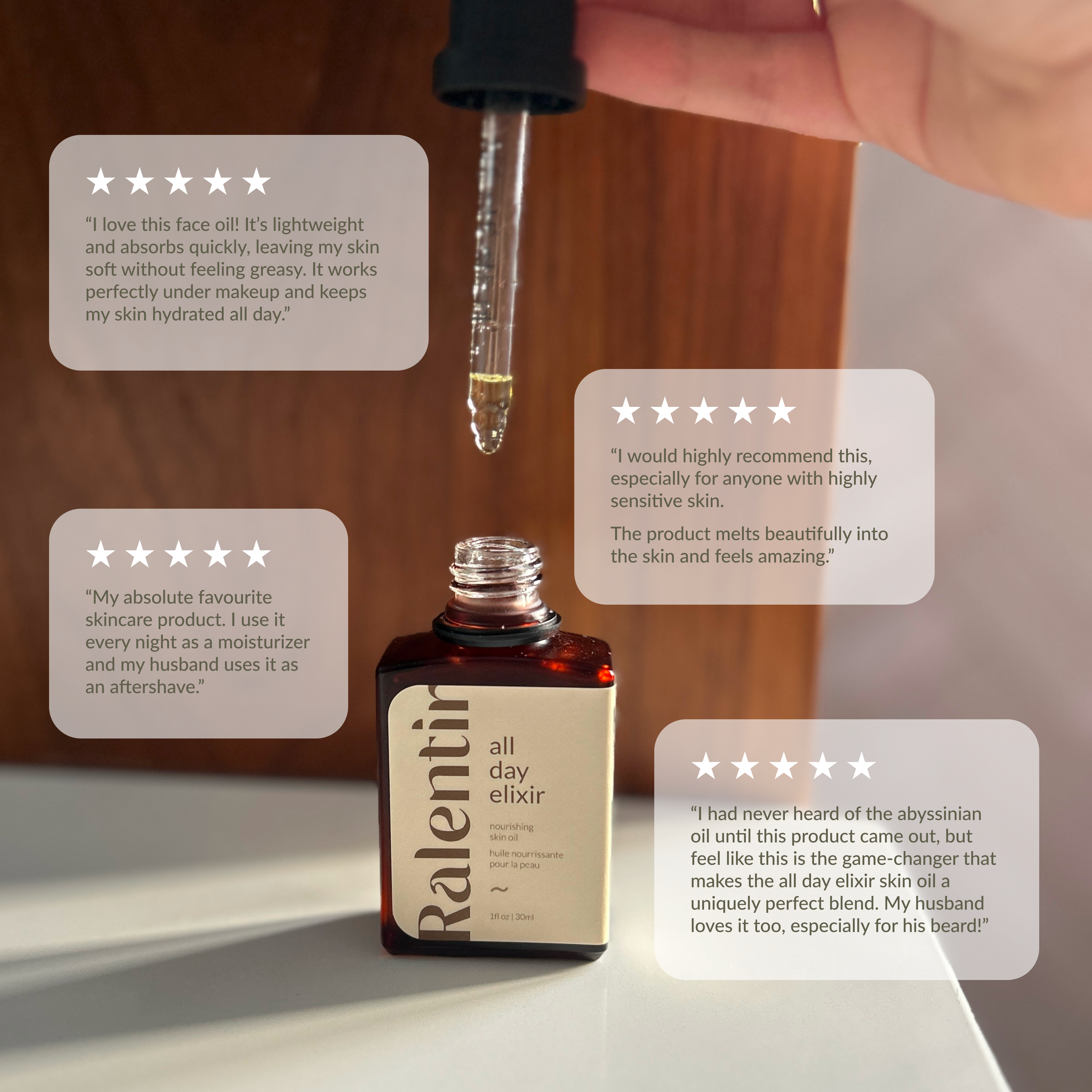 All day elixir (fragrance free) skin oil